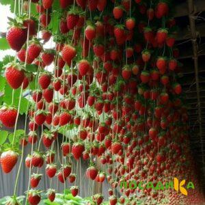 Клубника ампельная Анастасия купить по цене от 370р. в интернет-магазине «Посадика» с доставкой почтой в в Евпаторияе и по всей России – [изображение №1].